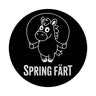 Spring Färt Magnet Pferd mt Springseil Cartoon