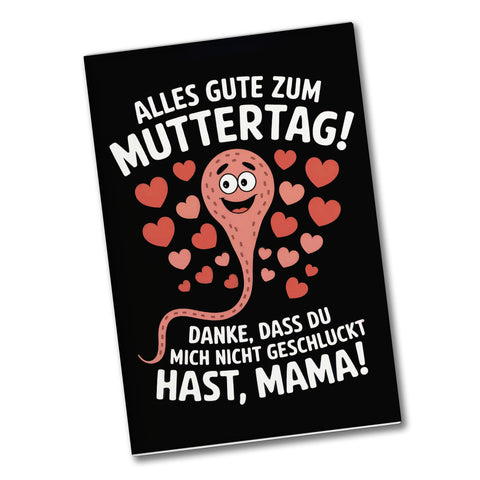 Alles Gute zum Muttertag! Souvenir Souvenir Magnet mit lustiger Samenzelle