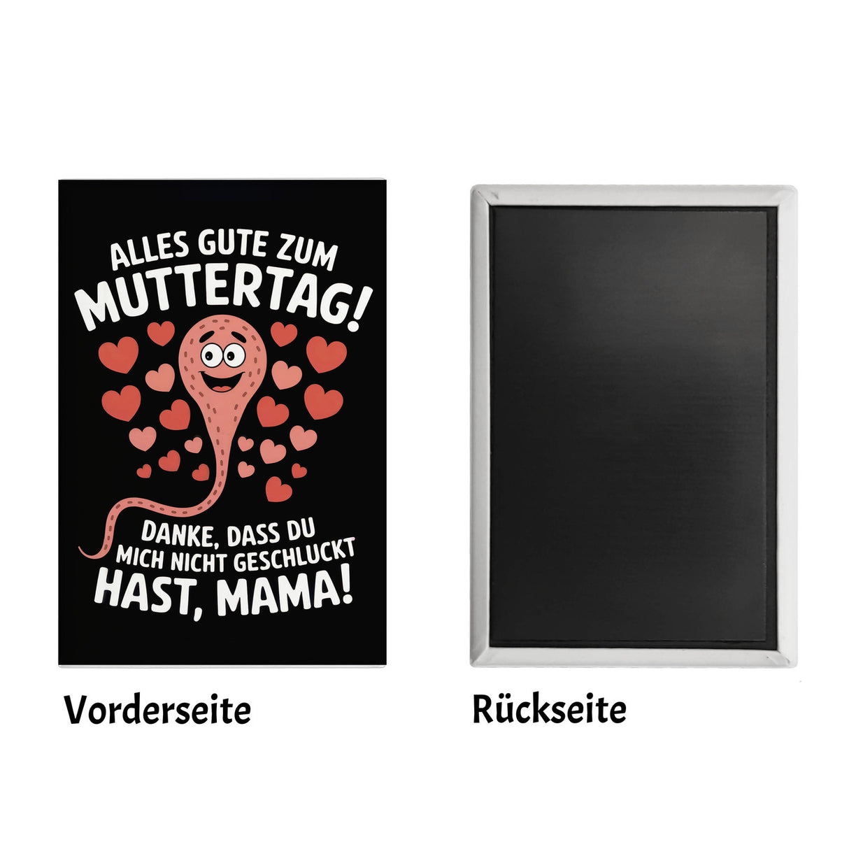 Alles Gute zum Muttertag! Souvenir Souvenir Magnet mit lustiger Samenzelle
