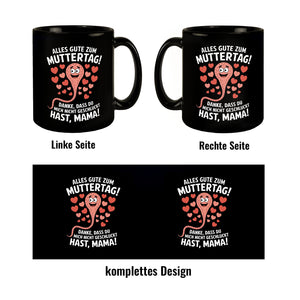 Alles Gute zum Muttertag! Tasse mit lustiger Samenzelle