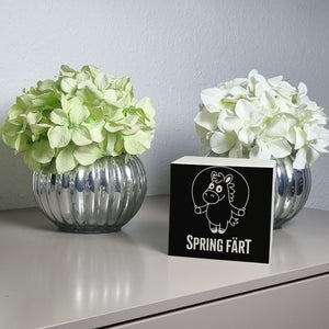 Spring Färt Spardose Pferd mt Springseil Cartoon