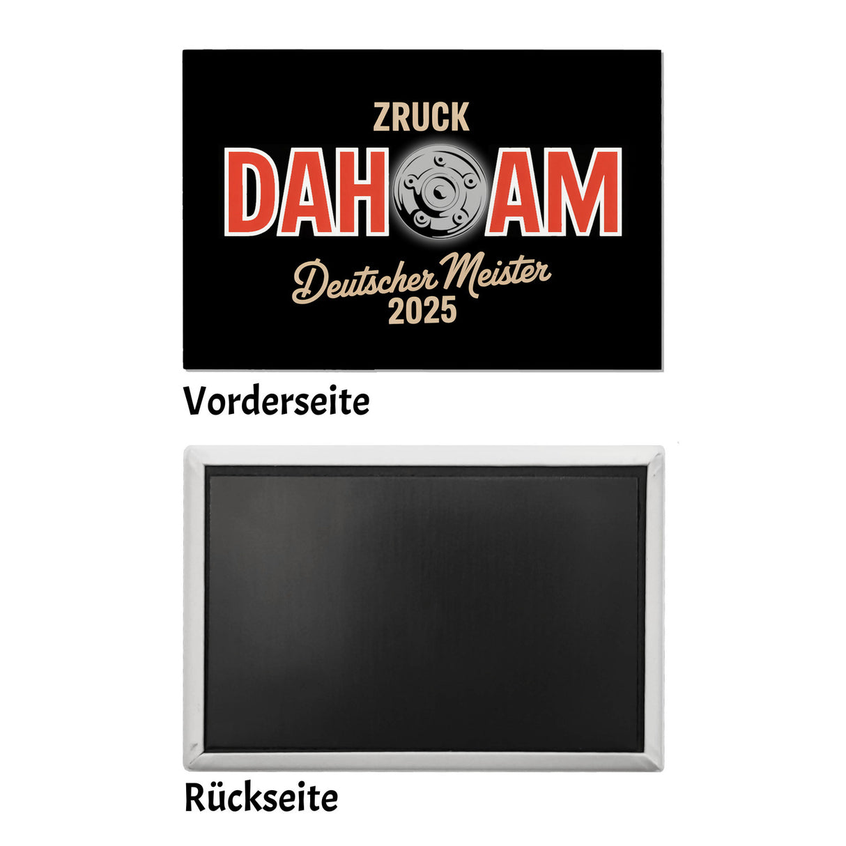 München Deutscher Meister 2025 Souvenir Souvenir Magnet - zruck dahoam