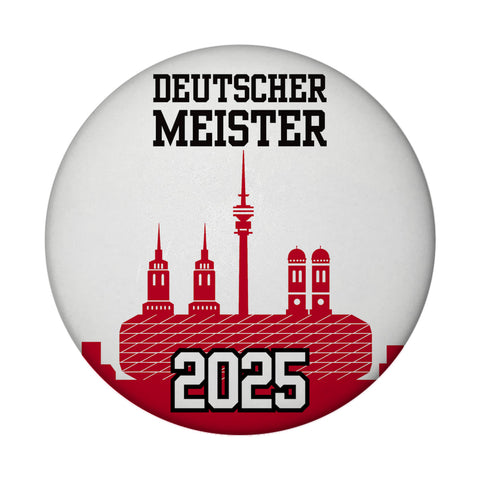 München Skyline Magnet - Deutscher Meister 2025