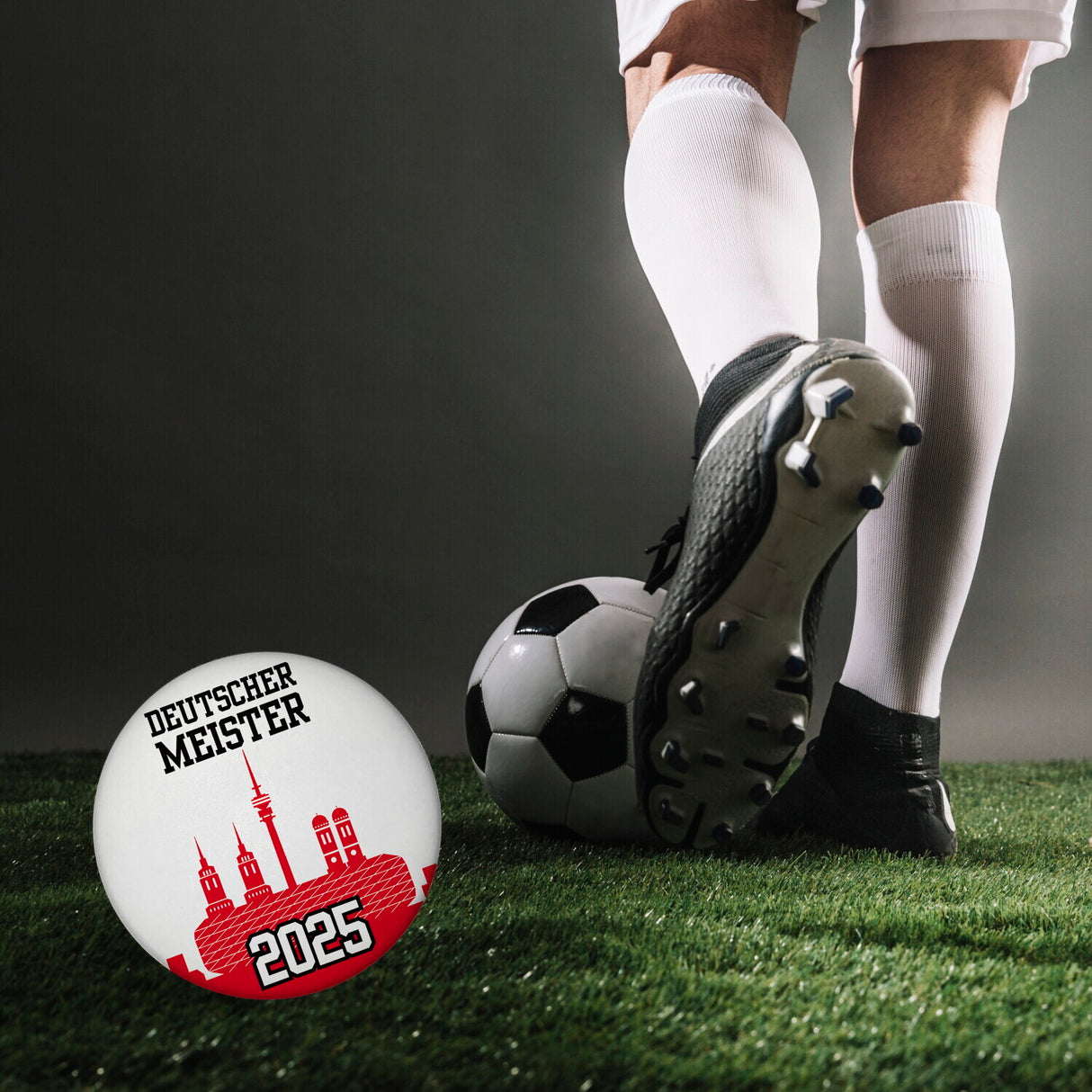 München Skyline Magnet - Deutscher Meister 2025