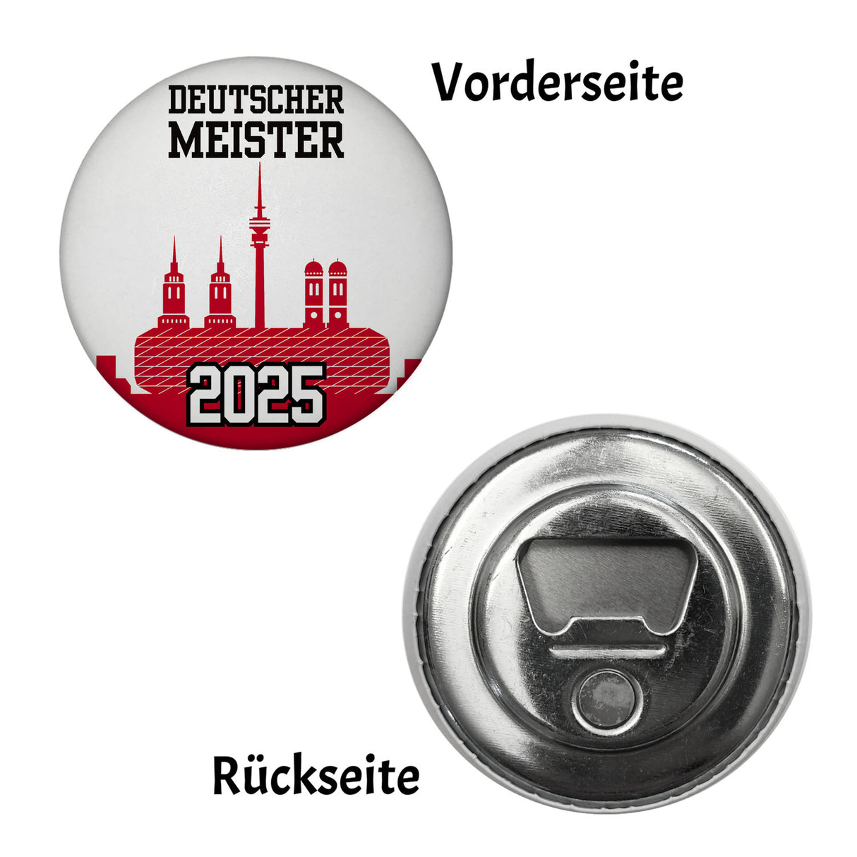München Skyline Magnet - Deutscher Meister 2025