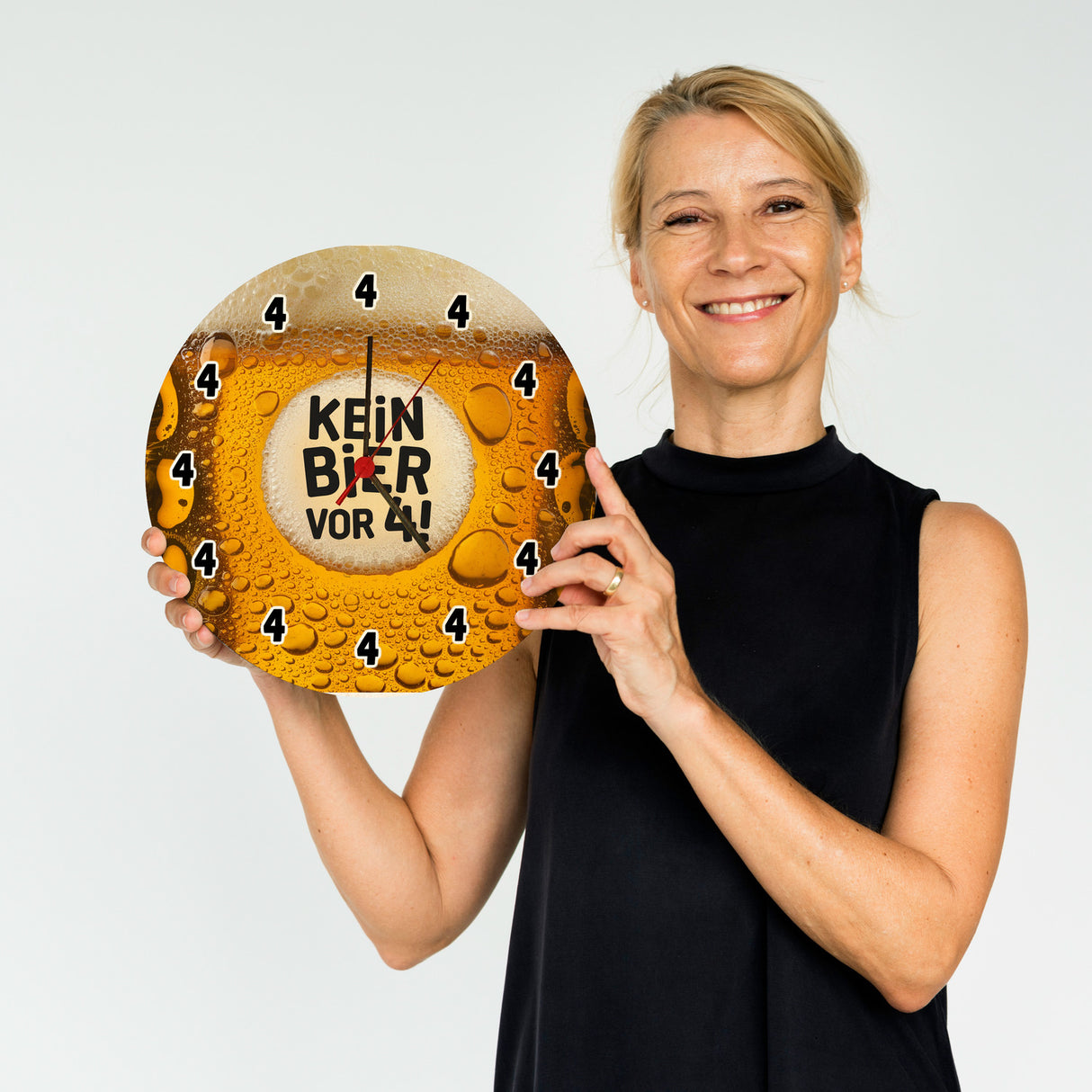Kein Bier vor 4! Wanduhr