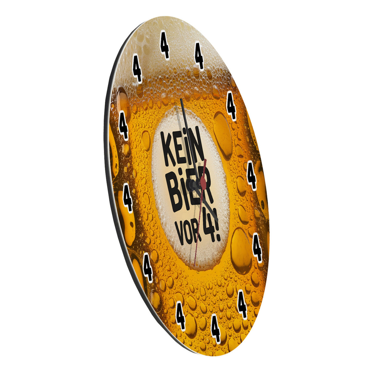 Kein Bier vor 4! Wanduhr