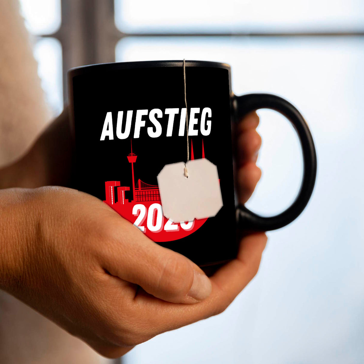 Köln Skyline Aufstieg 2025 Tasse für Köln-Fans