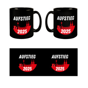 Köln Skyline Aufstieg 2025 Tasse für Köln-Fans