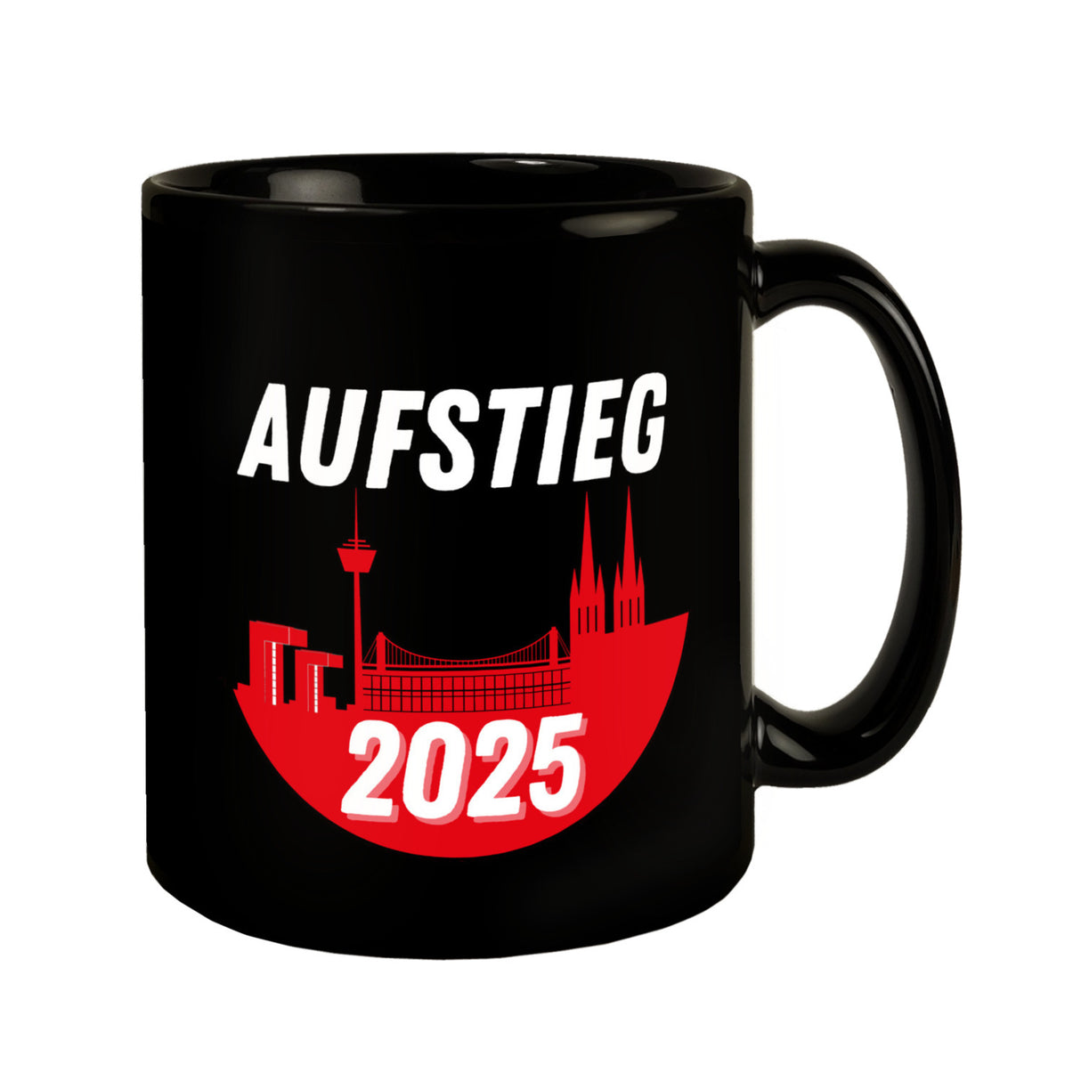 Köln Skyline Aufstieg 2025 Tasse für Köln-Fans
