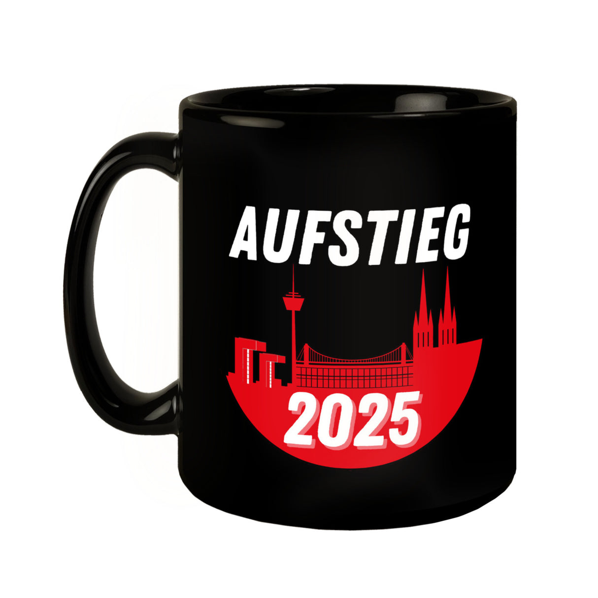 Köln Skyline Aufstieg 2025 Tasse für Köln-Fans
