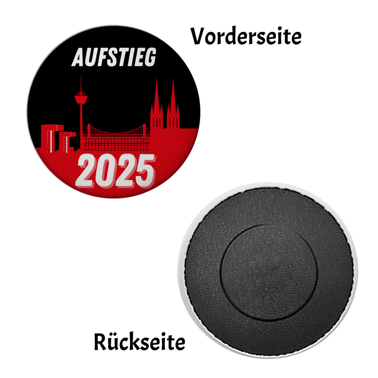 Köln Skyline Aufstieg 2025 Magnet für Köln-Fans