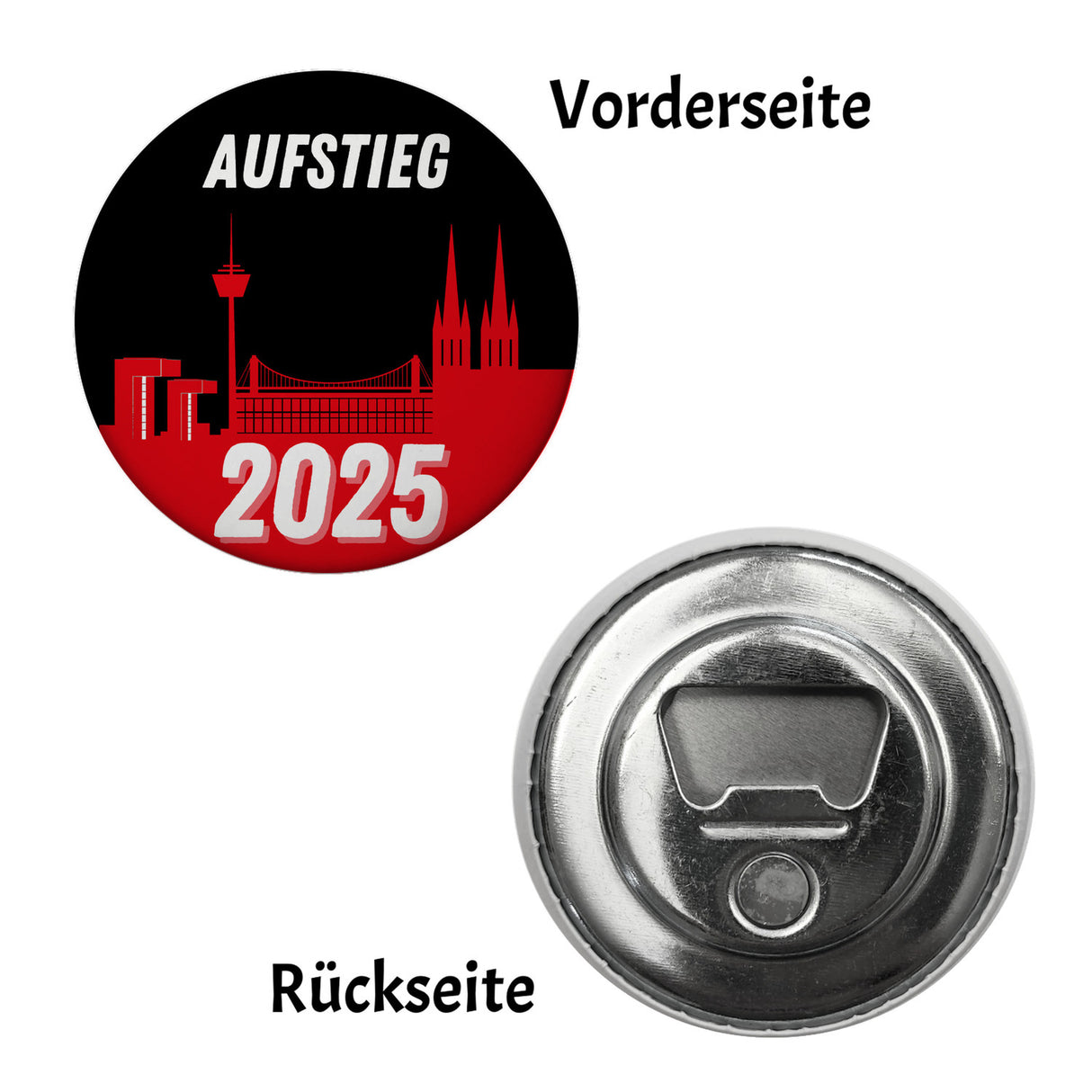 Köln Skyline Aufstieg 2025 Magnet für Köln-Fans