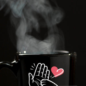 High-Five Best Friends Forever Tasse mit Mensch und Hund