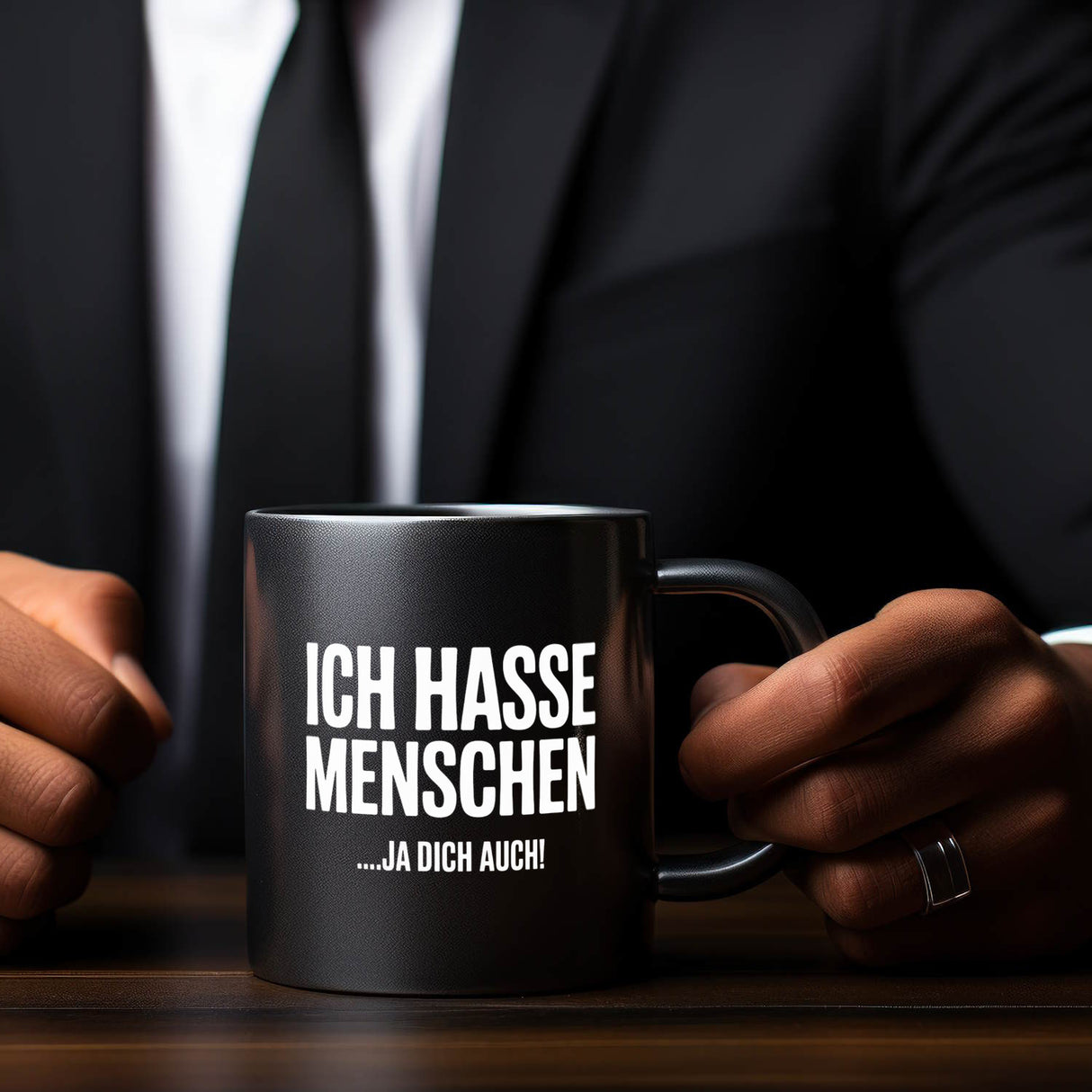 Ich hasse Menschen Tasse … ja dich auch!