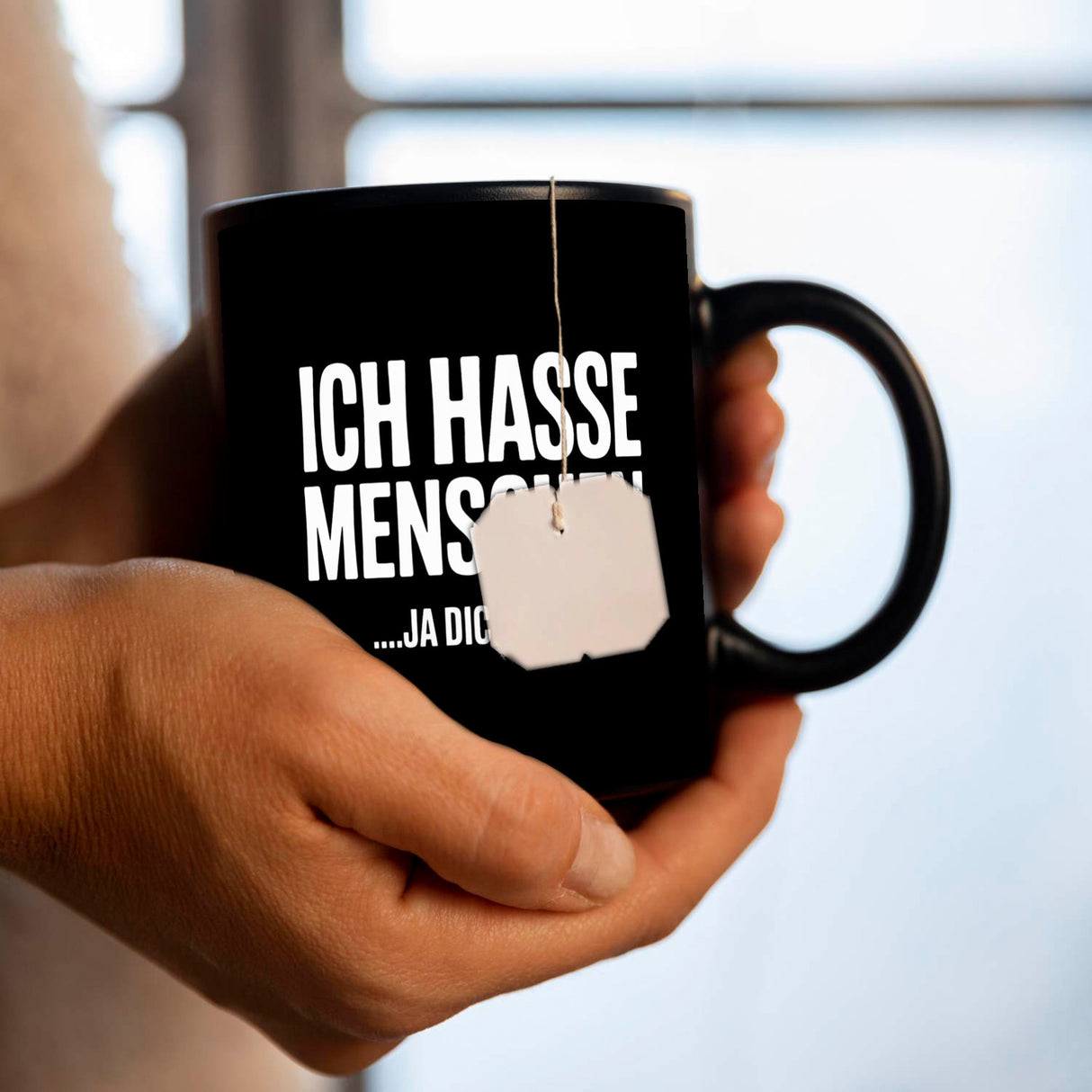 Ich hasse Menschen Tasse … ja dich auch!