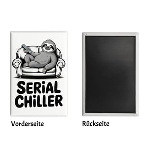 Faultier auf Couch Serial Chiller Souvenir Souvenir Magnet