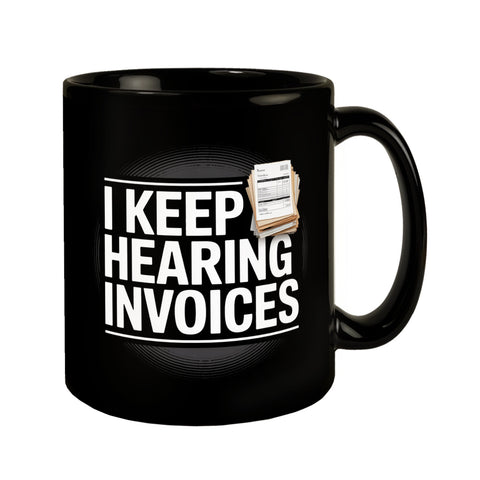 I keep hearing inVoices Tasse für Buchhalter im Büro