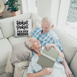 Hokus Pokus Kissen mit frechem Spruch