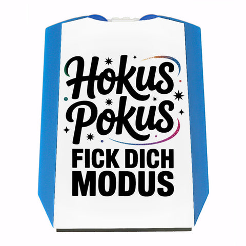 Hokus Pokus Parkscheibe mit frechem Spruch
