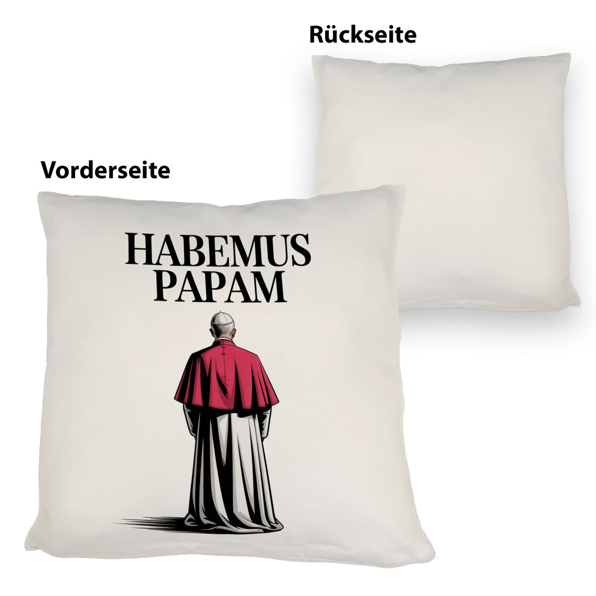 Papst HABEMUS PAPAM Kissen für Gläubige