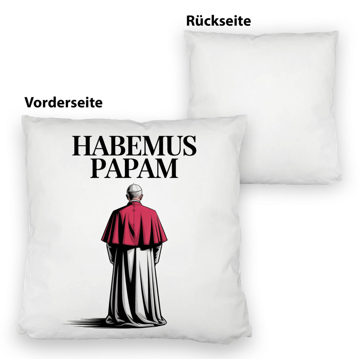 Papst HABEMUS PAPAM Kissen für Gläubige