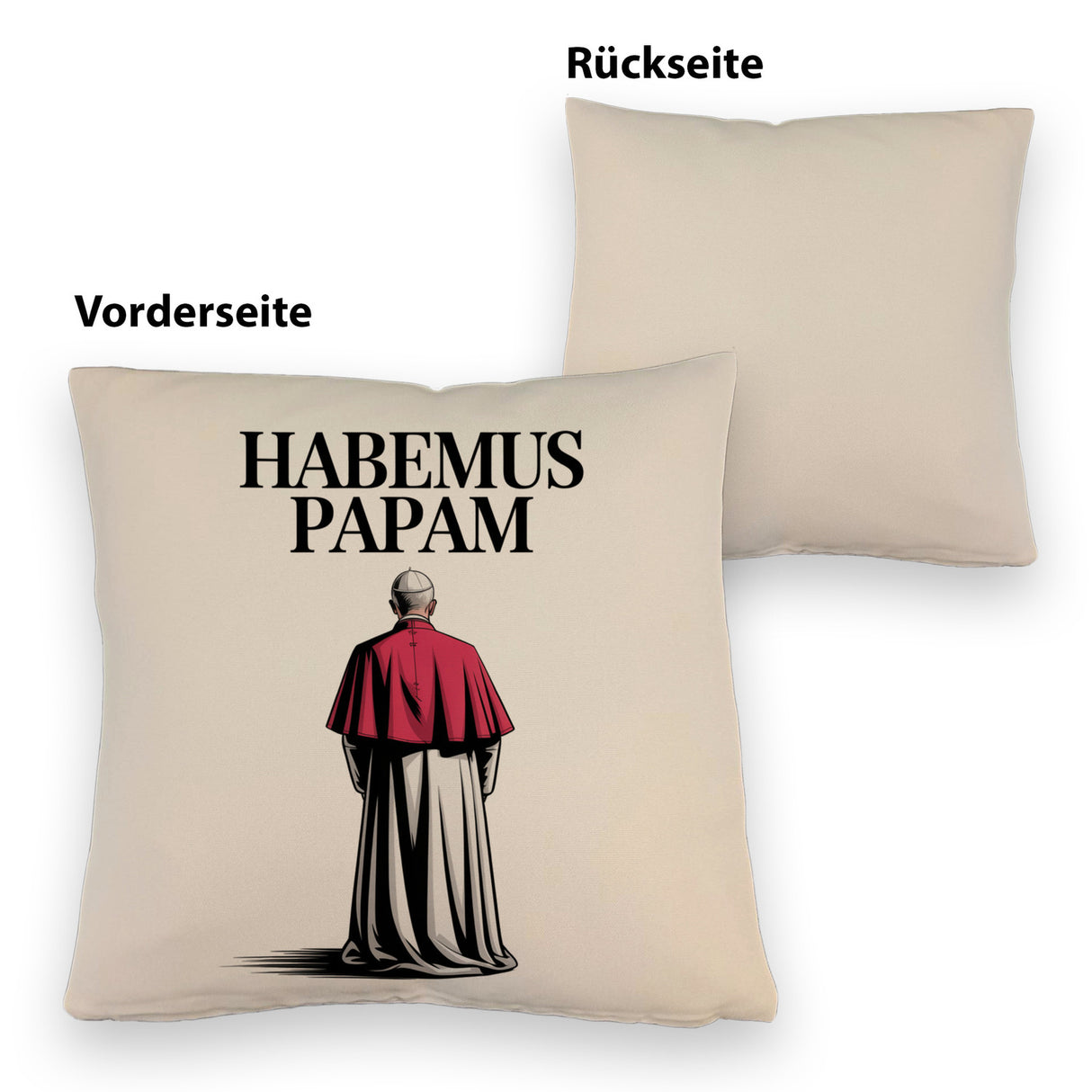 Papst HABEMUS PAPAM Kissen für Gläubige