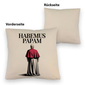 Papst HABEMUS PAPAM Kissen für Gläubige