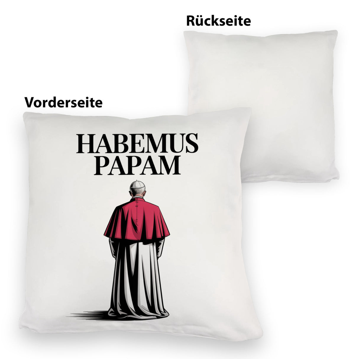 Papst HABEMUS PAPAM Kissen für Gläubige