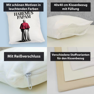 Papst HABEMUS PAPAM Kissen für Gläubige