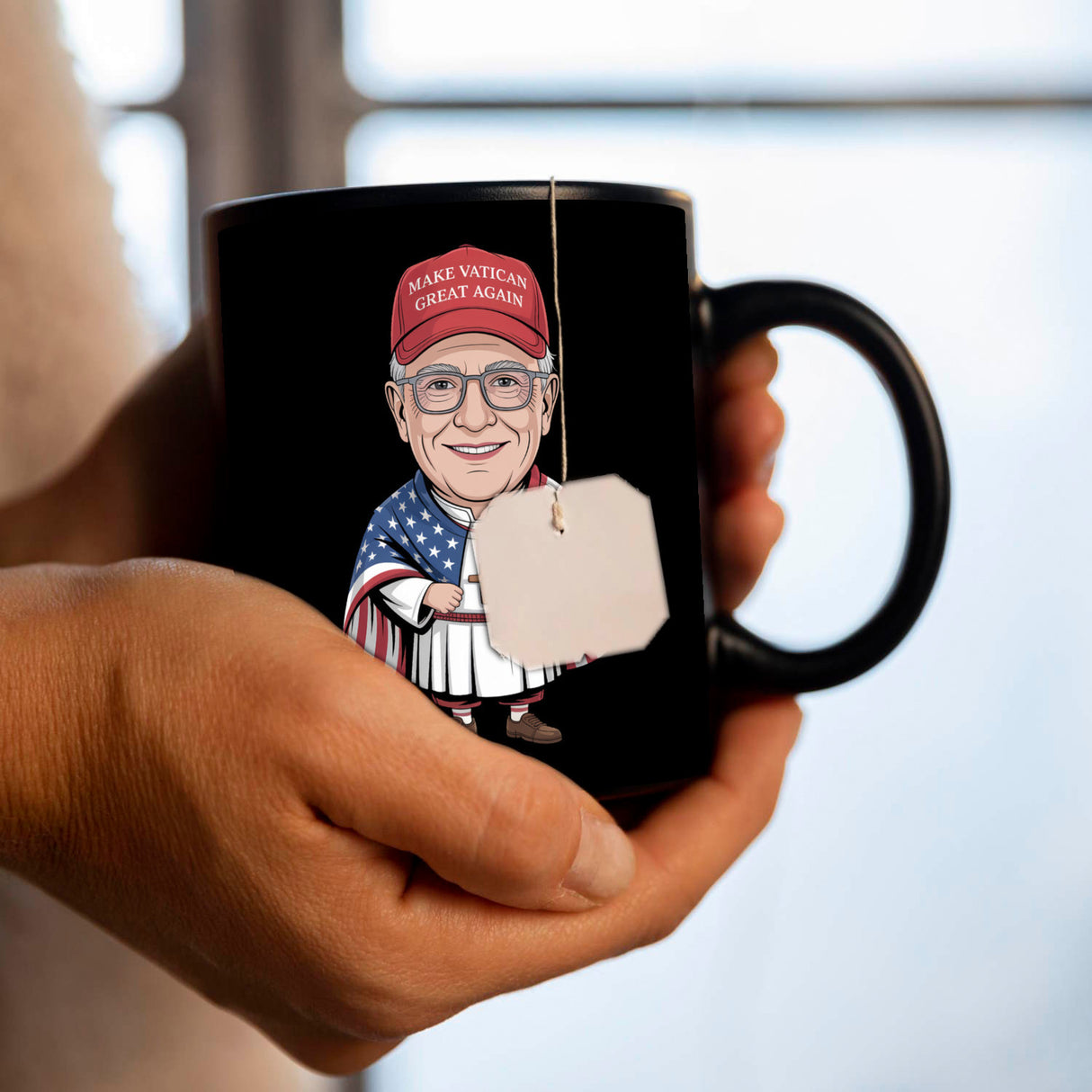 Amerikanischer Papst Satire Tasse - Make Vatican Great Again MVGA