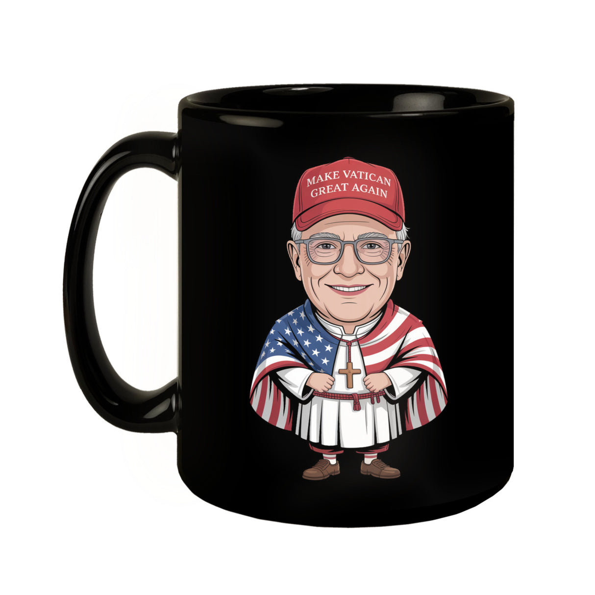 Amerikanischer Papst Satire Tasse - Make Vatican Great Again MVGA