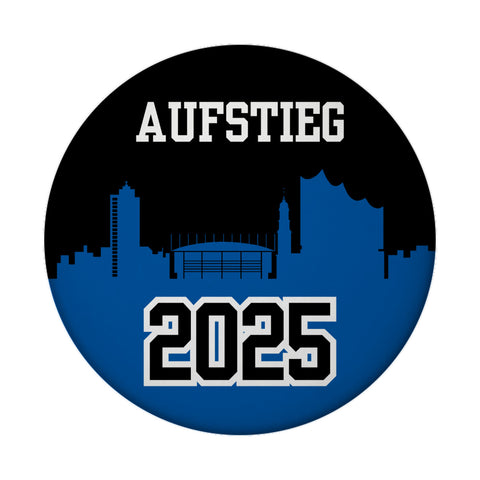 Hamburg Skyline Aufstieg 2025 Magnet für Fußballfans