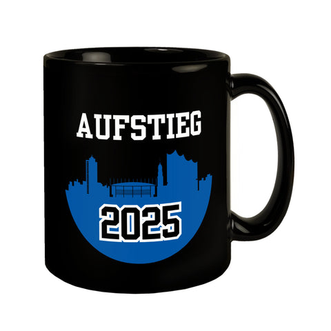 Hamburg Skyline Aufstieg 2025 Tasse für Fußballfans