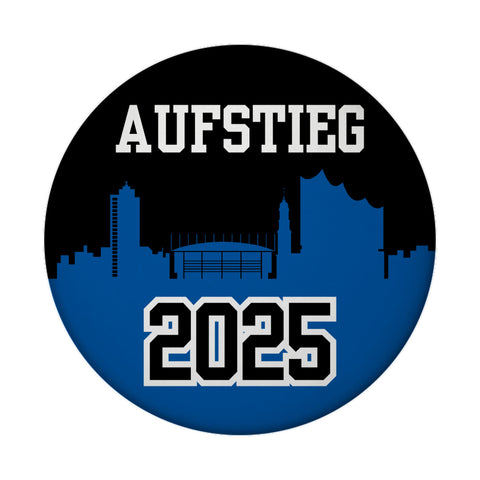 Hamburg Skyline Aufstieg 2025 Magnet für Fußballfans