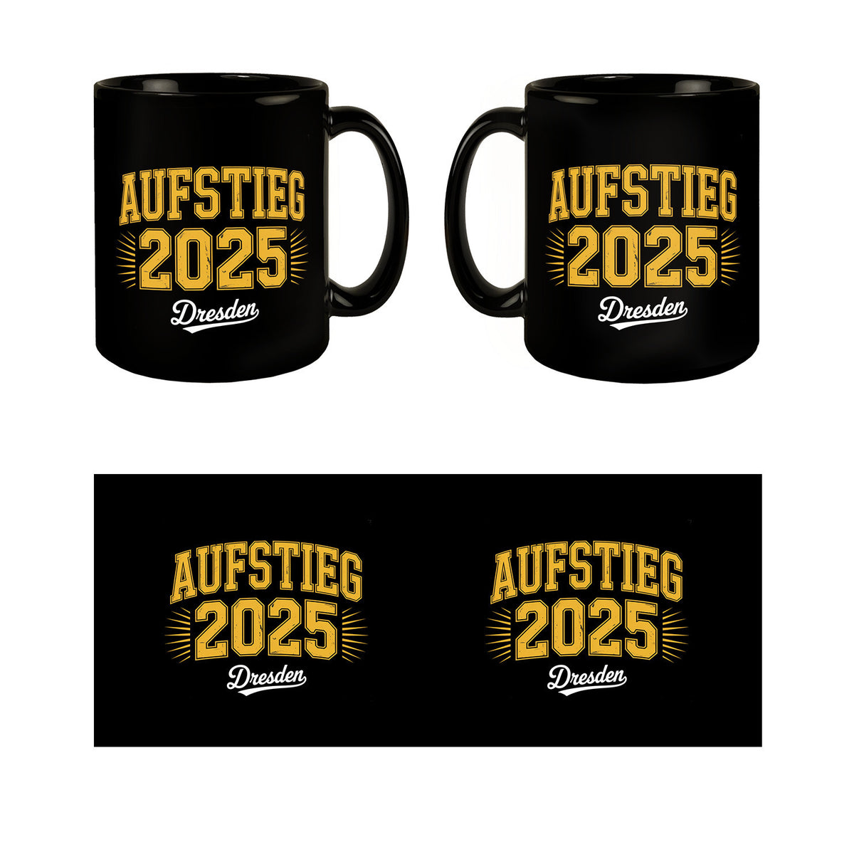 Dresden Aufstieg 2025 Tasse