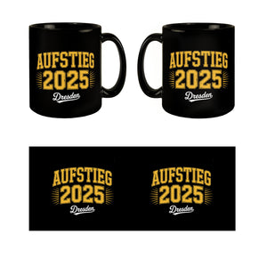 Dresden Aufstieg 2025 Tasse