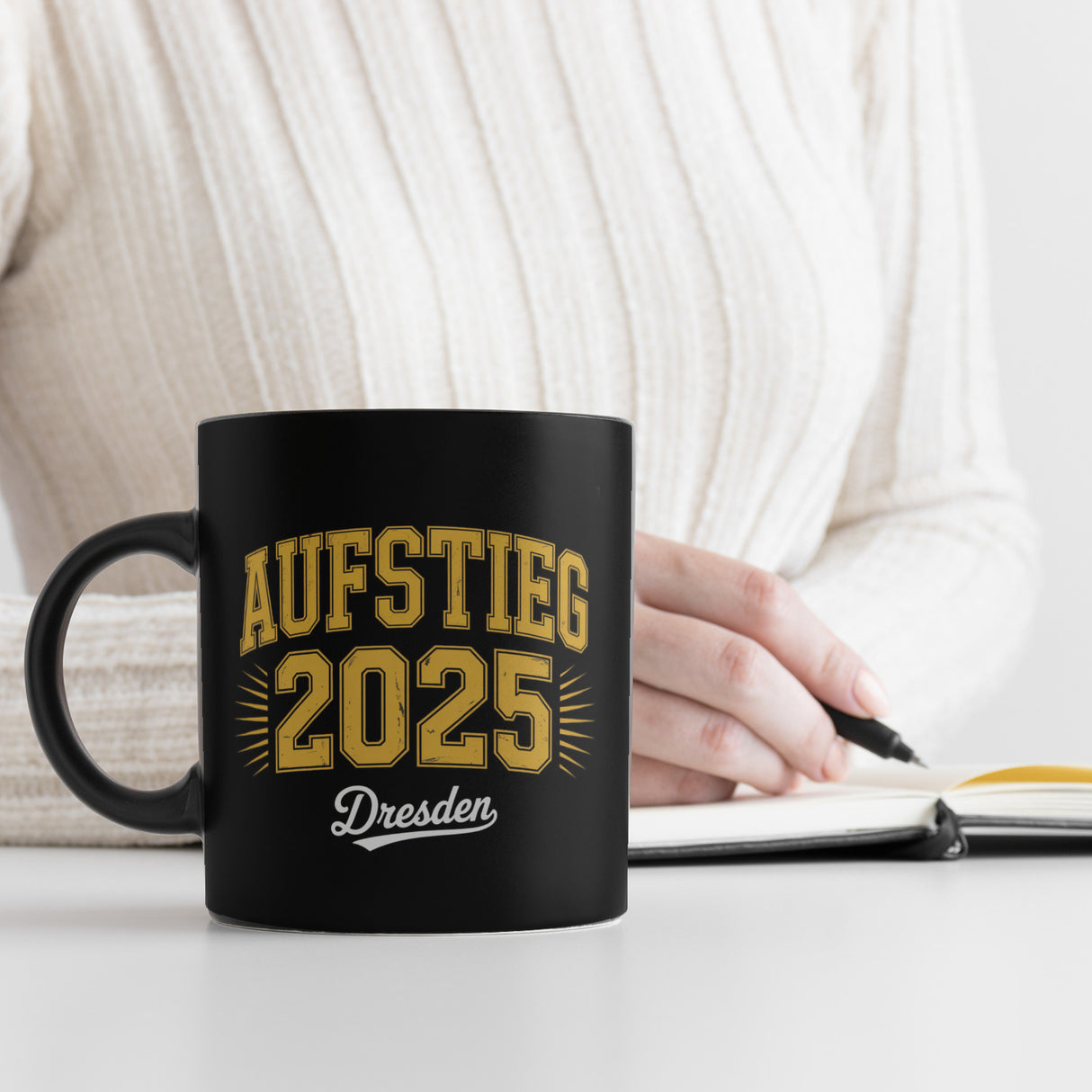 Dresden Aufstieg 2025 Tasse