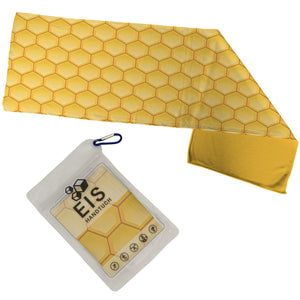 Honigwaben Eishandtuch für Imker und Bienenfans