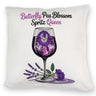 Butterfly Pea Blossom Spritz Queen Kissen