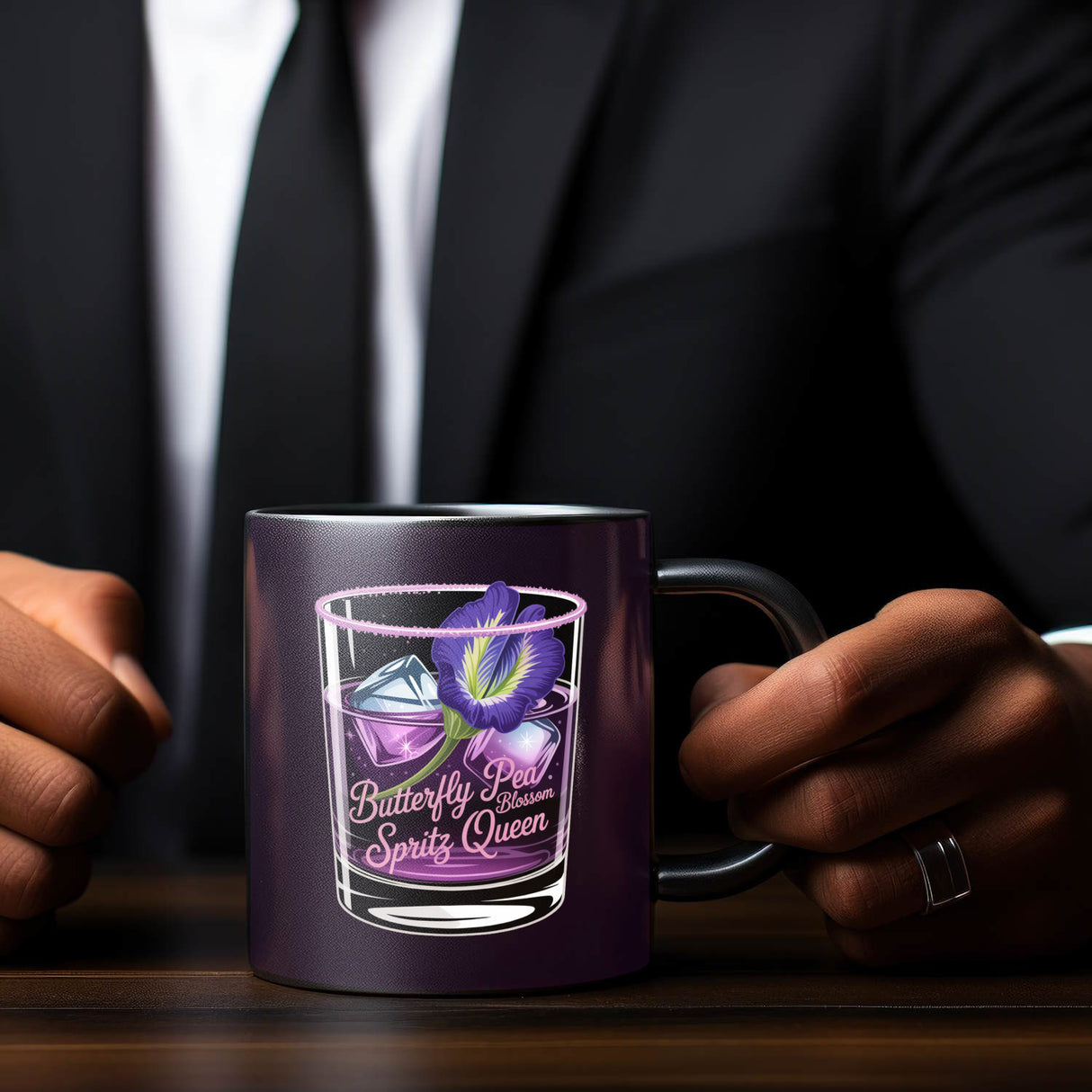 Butterfly Pea Blossom Spritz Queen Tasse