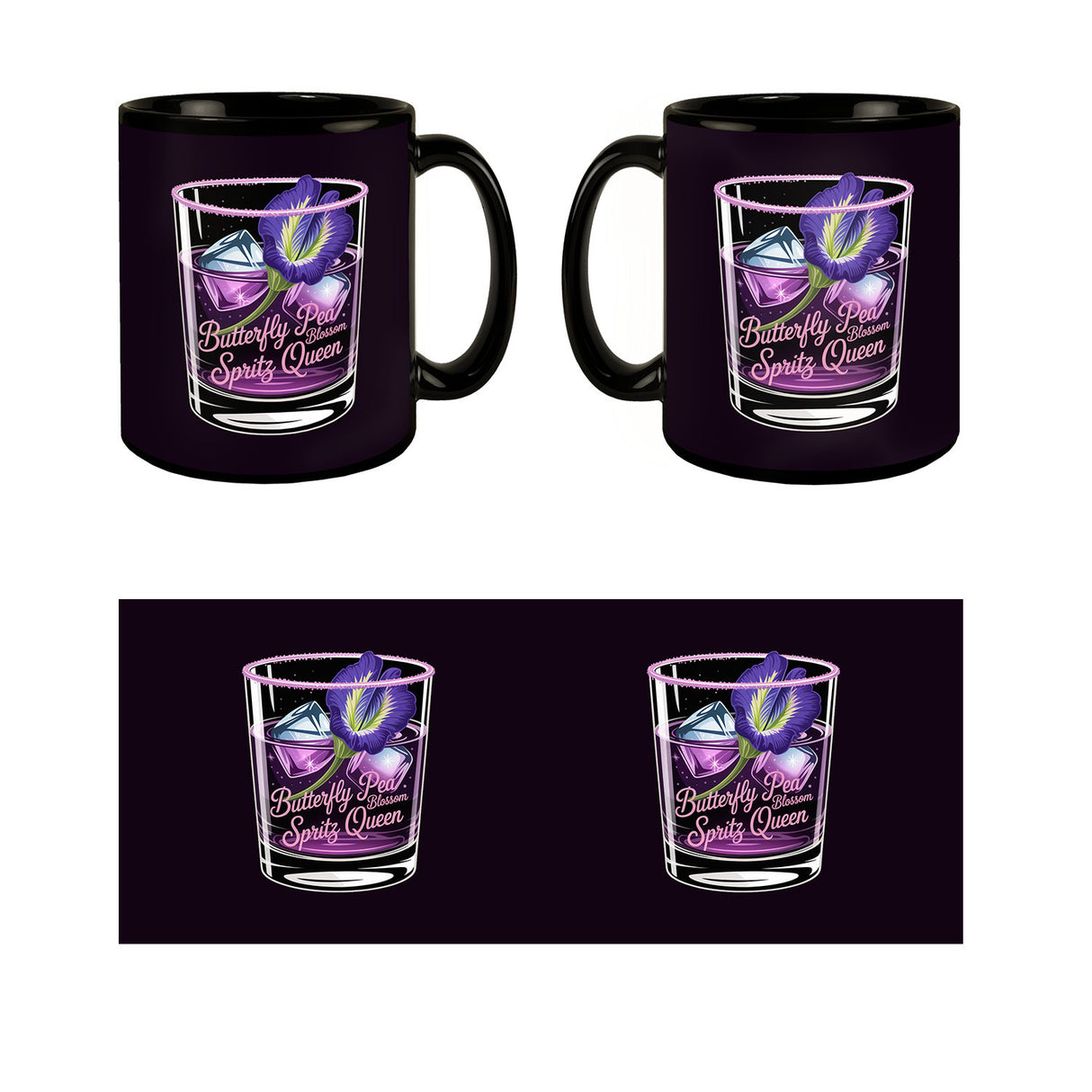 Butterfly Pea Blossom Spritz Queen Tasse