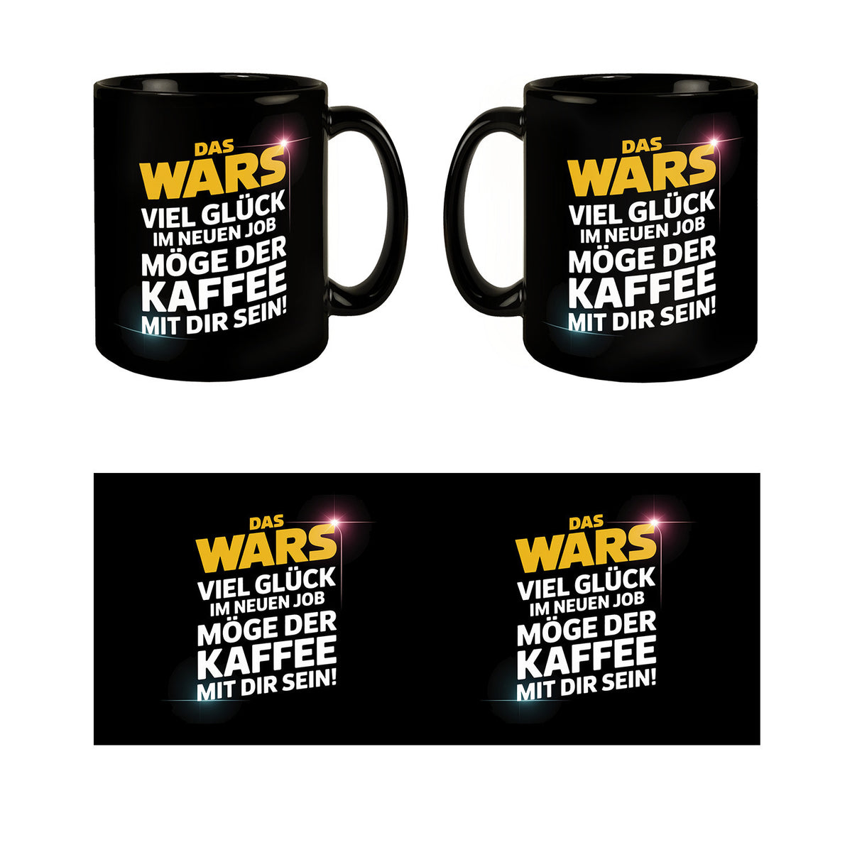 Das Wars Tasse Viel Glück im neuen Job