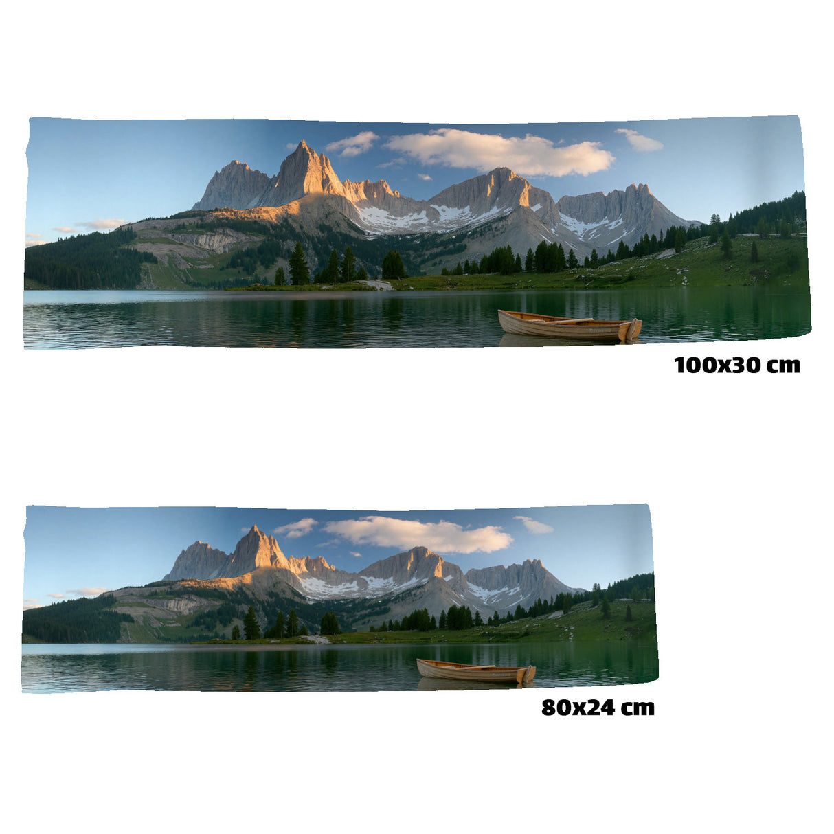 Bergpanorama Eishandtuch für Wanderer
