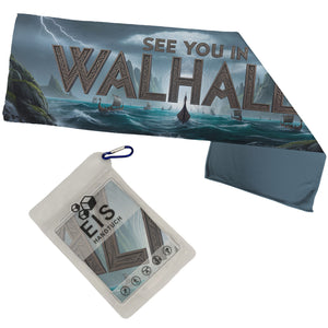 Wikinger Eishandtuch See you in Walhalla