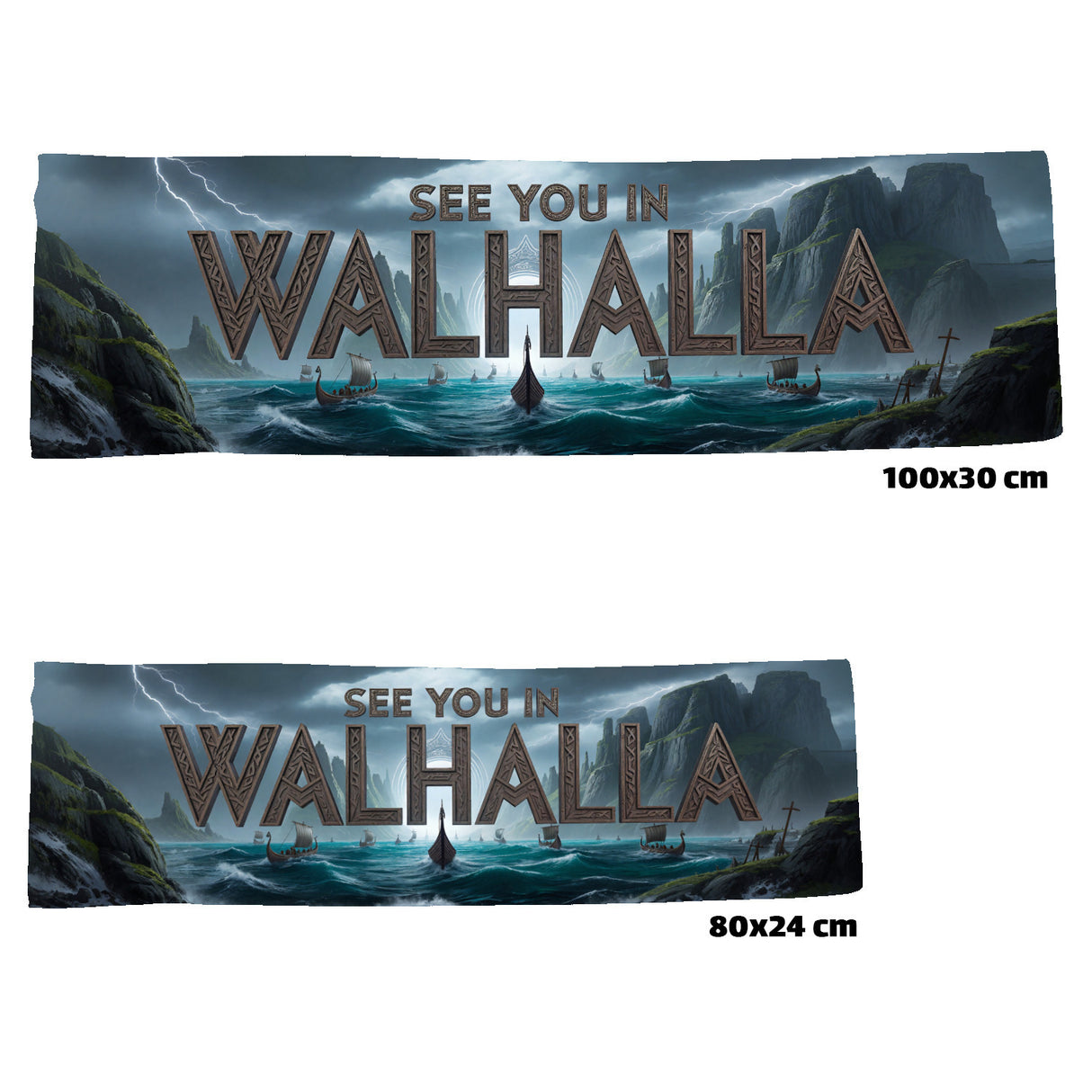 Wikinger Eishandtuch See you in Walhalla