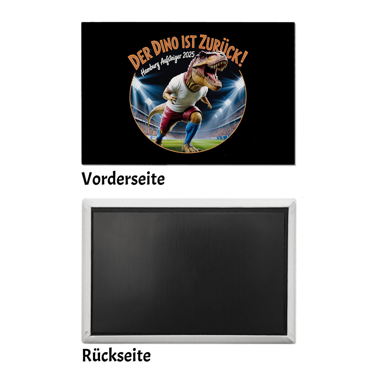 Hamburg Aufsteiger 2025 Souvenir Souvenir Magnet - DER DINO IST ZURÜCK!