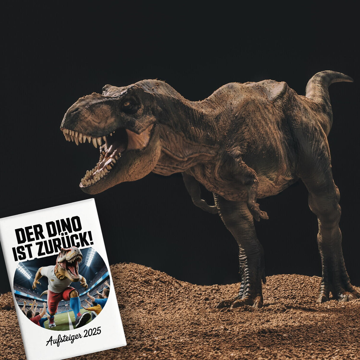 Der Dino ist zurück Hamburg Souvenir Souvenir Magnet - Aufsteiger 2025