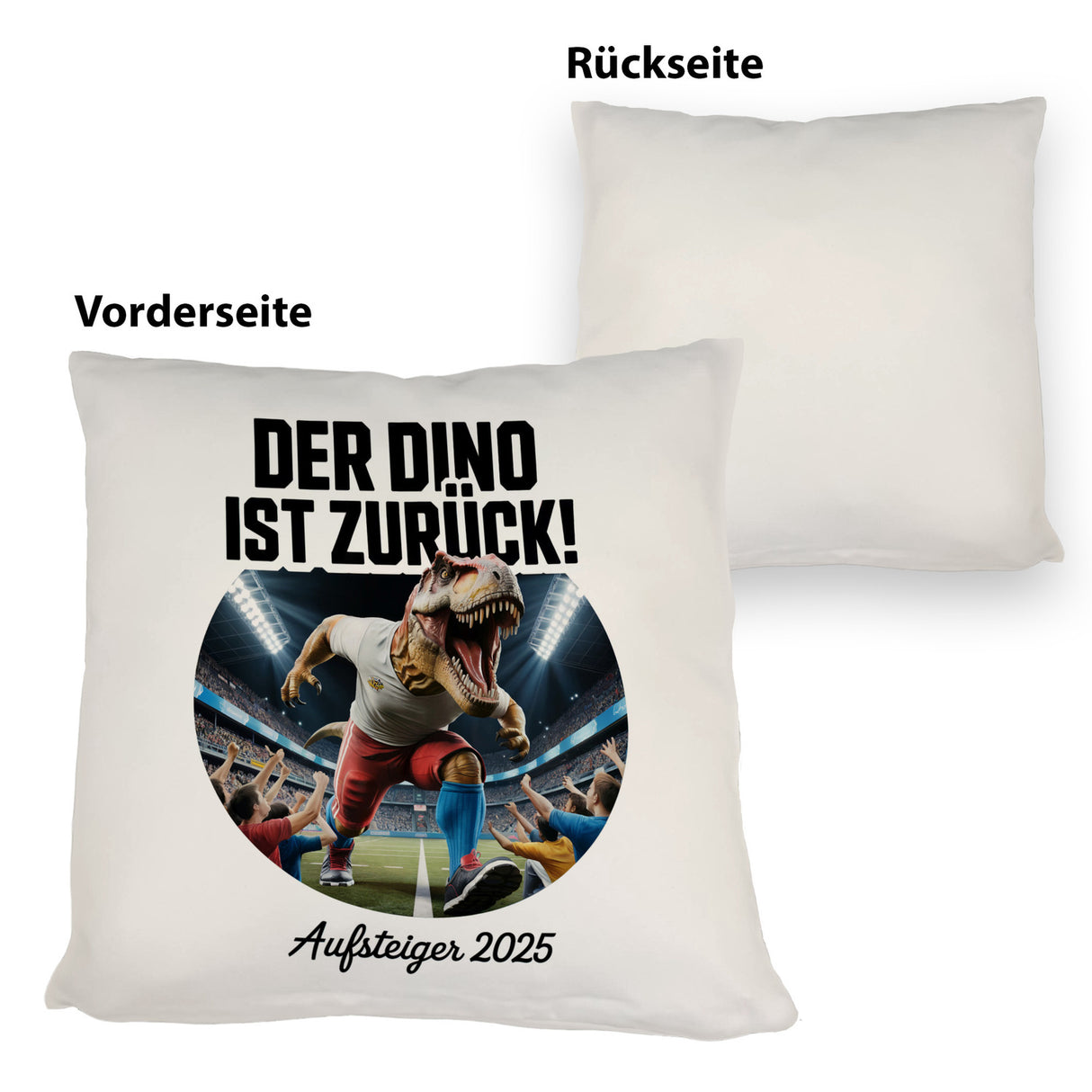 Der Dino ist zurück Hamburg Kissen - Aufsteiger 2025