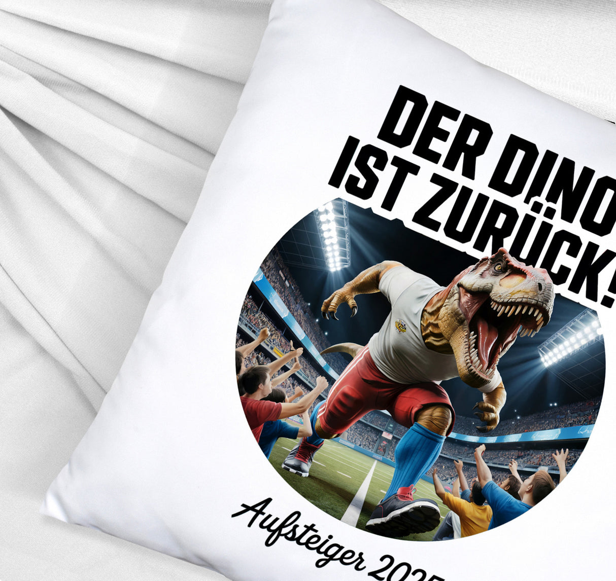 Der Dino ist zurück Hamburg Kissen - Aufsteiger 2025